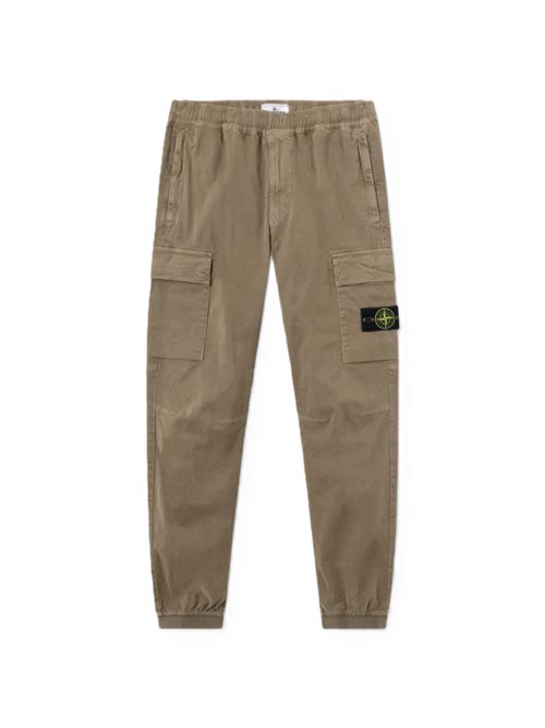 Cargo In Cotone Pantaloni Stone Island | L2S15 3100033 S00L1V015G MILITARY GREEN